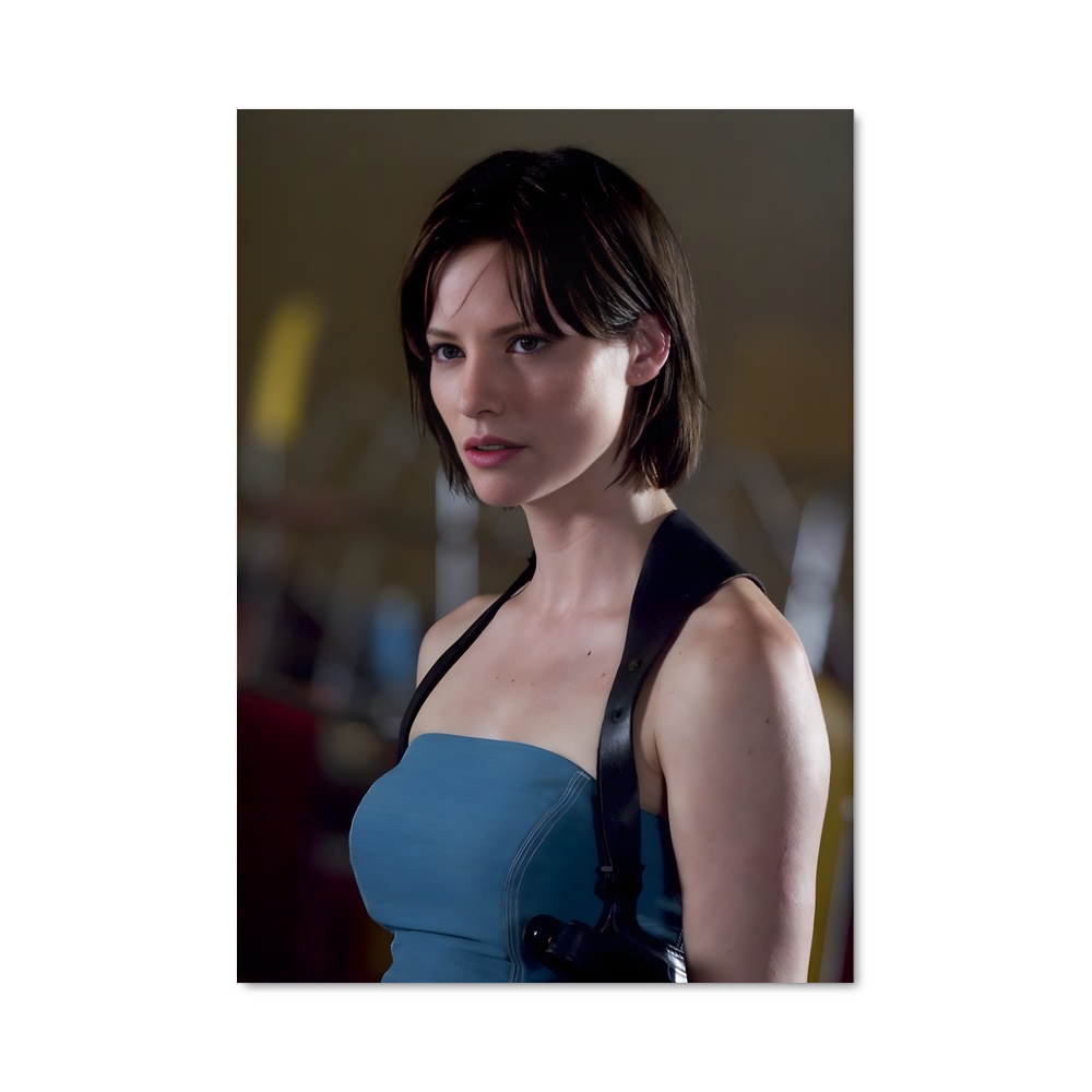 Poster Jill en Bleu – affiche Resident Evil